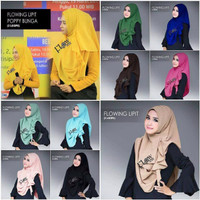 Jilbab Instan Flowing Lipit