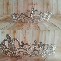 Jual Mahkota Tiara Sirkam hiasan Rambut bridal Wedding Pernikahan Murah