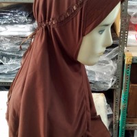 Kerudung SD Coklat (Seragam Sekolah)