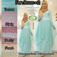 Jual gamis syari muslim hijab baju pesta branded mewah murah xl big size Murah