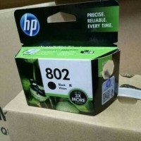 HP Catridge 802 Black XL /Tinta Printer HP 802 Hitam