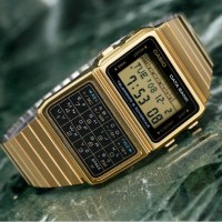 Jam Tangan Casio. Casio Calculator Kalkulator Digital Gold DBC-610GA-