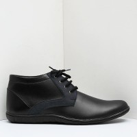 Jual Sepatu Boots Pria Men Edberth Potenza Black Murah