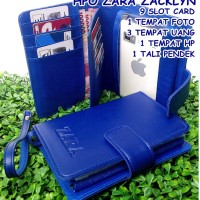 DOMPET / HPO WANITA MURAH ZARA ZACKLYN UNTUK ZTEN, ANDROID, NOTE III, IPHONE, SAMSUNG S4 (MAX 5,7 INCH) GROSIR BIRU