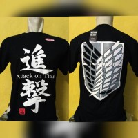 Jual kaos distro Attack on Titan , Conan Murah