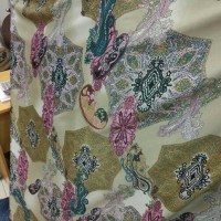 Jual kain zara silk/bahan kaftan, gamis zara silk/satin royal class Murah