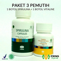 Tiens Paket Pemutih Badan Spirulina Vitaline Vitality Tianshi