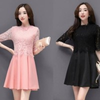 Jual Dress Wanita Import Baju Import Brokat 635 Murah