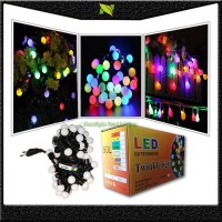 Jual Lampu hias led bulat bola kelereng dekorasi natal warna warni kapsul Murah