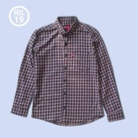 Jual Kemeja FLANEL Pria Murah dan Bagus Abu Abu Coklat Murah