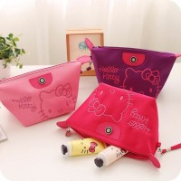 Jual Tas Kosmetik Hellokitty Bordir / Tas Makeup Cantik HARGA MURAH. Murah