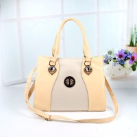 tas sandang selempang coklat beige muda wanita karir fungsional cantik