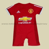 Jual Jumper Baby Baju Bola Bayi Jersey Manchester United *HOME* Murah