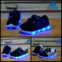 Jual SEPATU ANAK ADIDAS KIDS LED IMPORT VIETNAM MURAH Murah