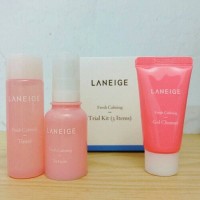 Jual Laneige - Fresh Calming Morning Routine Set (Trial Kit 3 items) Murah