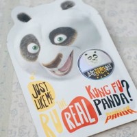 Jual Masker Karakter Wajah Kung Fu Panda ORIGINAL Dreamworks Olive Young Murah