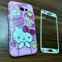 Jual CASE 360 + TEMPERED GLASS SAMSUNG A 720 (A7 2017) (HELLO KITTY) Murah