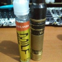 Jual paket ngebul av m1p5, rda goon LP, batre samsung 25r, liquid MILF Murah