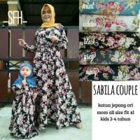 Gamis Dress Couple Sabila Katun Jepang Murah Ori SFH