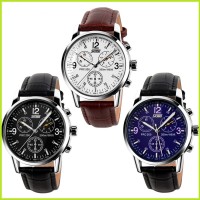 Jual Jam Tangan Pria Cowo Kulit Original SKMEI Model Casio Expedition Asli Murah