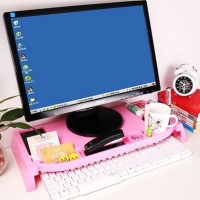 5099 Desktop storage Meja laptop / rak komputer plastik