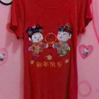 Jual BAJU/ATASAN/KAOS/DRESS/TOP/KEMEJA/BLUS ANAK IMLEK LAMPION MERAH BLOUSE Murah
