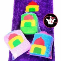 Jual Sajadah ANAK Polos--Rasfur--Bulu Lembut--Busa Empuk--Anti Slip Murah