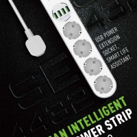 Jual Stop Kontak Colokan USB port LDNIO Power Strip 3 EU AC Sockets 4 USB Murah