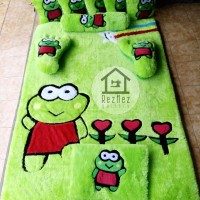 Karpet Karakter Bulu Rasfur, karpet karakter anak keropi, jual karpet