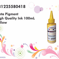 Tinta Pigment Printer InkJet Canon 100mL Yellow Berkualitas Terbaik