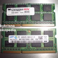 Jual Ram Laptop 4GB DDR3 memori Sodim SODIMM Memory 4G. Murah
