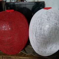 Jual lampion benang merah putih Murah