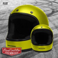 Helm Cakil Bogo like Bullit Bulit Kuning Dop Bell Star exc List Chrome