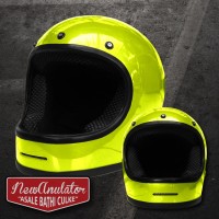 Helm Cakil Bogo like Bullit Bulit Kuning Glos Bell Star exc List Chrom
