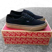 Sepatu Vans Authentic Black Gum - Ukuran 37-44