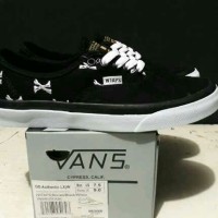Sepatu Vans Authentic WTAPS Bone Black PREMIUM - Ukuran 40-44