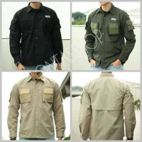 Jual baju pria kemeja pria tactical lengan panjang / pdl Murah