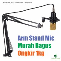 Jual Arm Stand Mic/Microphone Suspension Siku Murah Murah