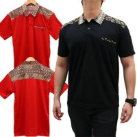 Jual KAOS POLO POCKET BATIK PREMIUM HIGH QUALITY, MODERN POLO BATIK FUSION Murah