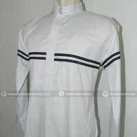 Jubah Dual Strip Al-Jami | Jubah Ikhawan | Jubah Saudi | Gamis Ikhwan