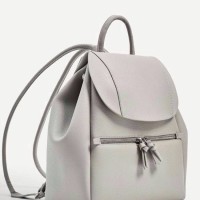 Tas Ransel ZARA Rucksack Serut Backpack with Zip Grade Ori Impor Murah