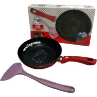 Jual wajan maxim hello kitty 22cm + sutil nylon (hello kitty fry pan) Murah