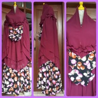 gamis set monalisa khimar ceruty orlin rempel atas
