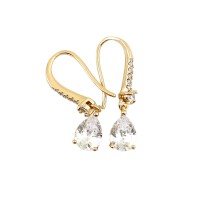 Anting Emas Mutiara Motis Tetes Air