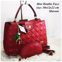 Jual Tas Wanita Impor/Tas Murah/Tas Branded Dior Double Face Murah