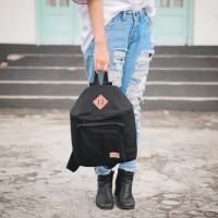 Jual Tas Ransel Backpack Mini Wanita - Rayleigh New Finch Black Murah