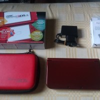 Jual Nintendo NEW 3DS XL - RED (IPS) + SKY3DS (USA) Murah