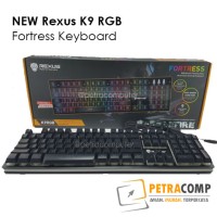 Jual New Keyboard Rexus K9 RGB Fortress Murah