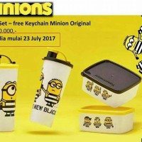 Jual Minion Bello Set (2) Tupperware Murah