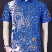 Jual BATIK PEKALONGAN KEMEJA WAYANG RN Murah